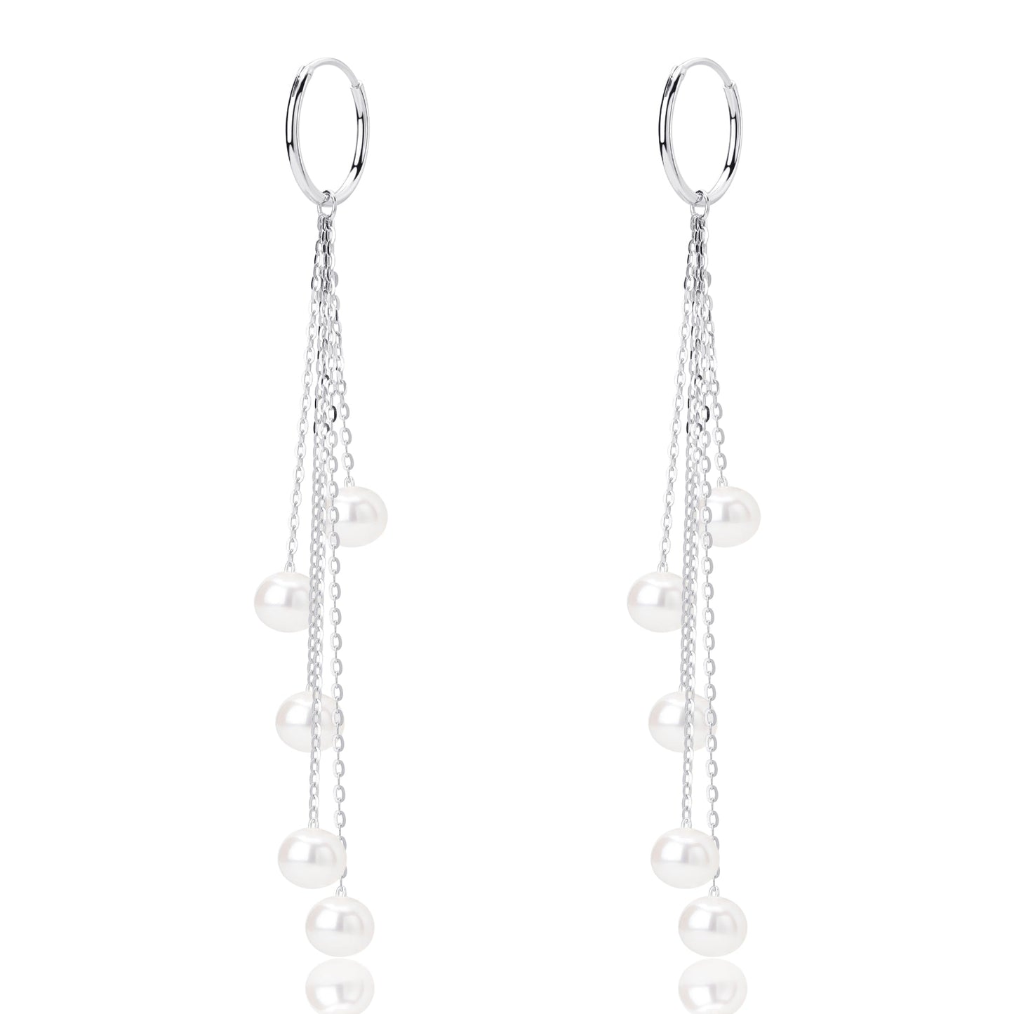 Freshwater Pearl and Saskia Style Earrings