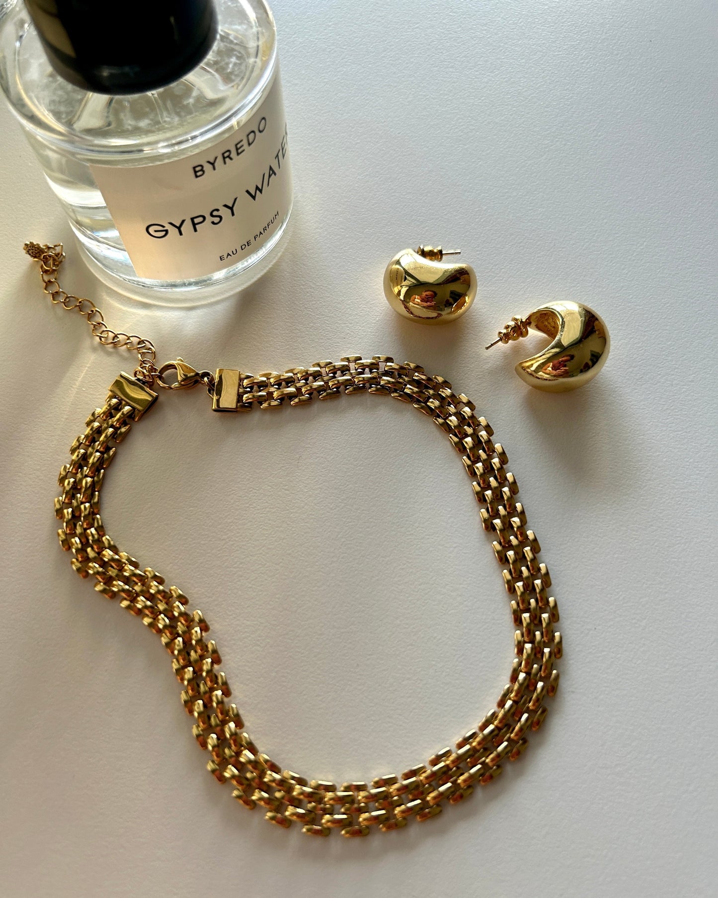 Gold Chain Choker Necklace for Everyday Wear