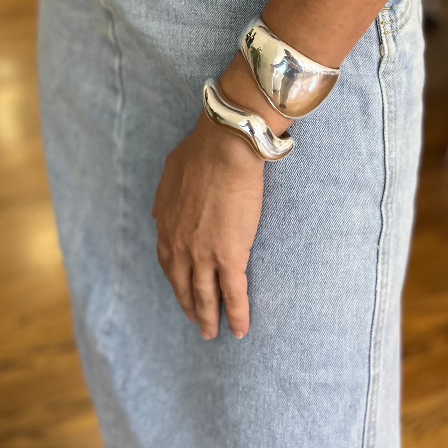 Cuff Set with Jean and Large Astrid Designs