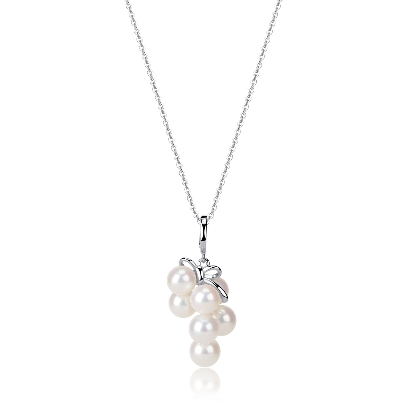 Freshwater Pearl Grapes Pendant and Earrings Set