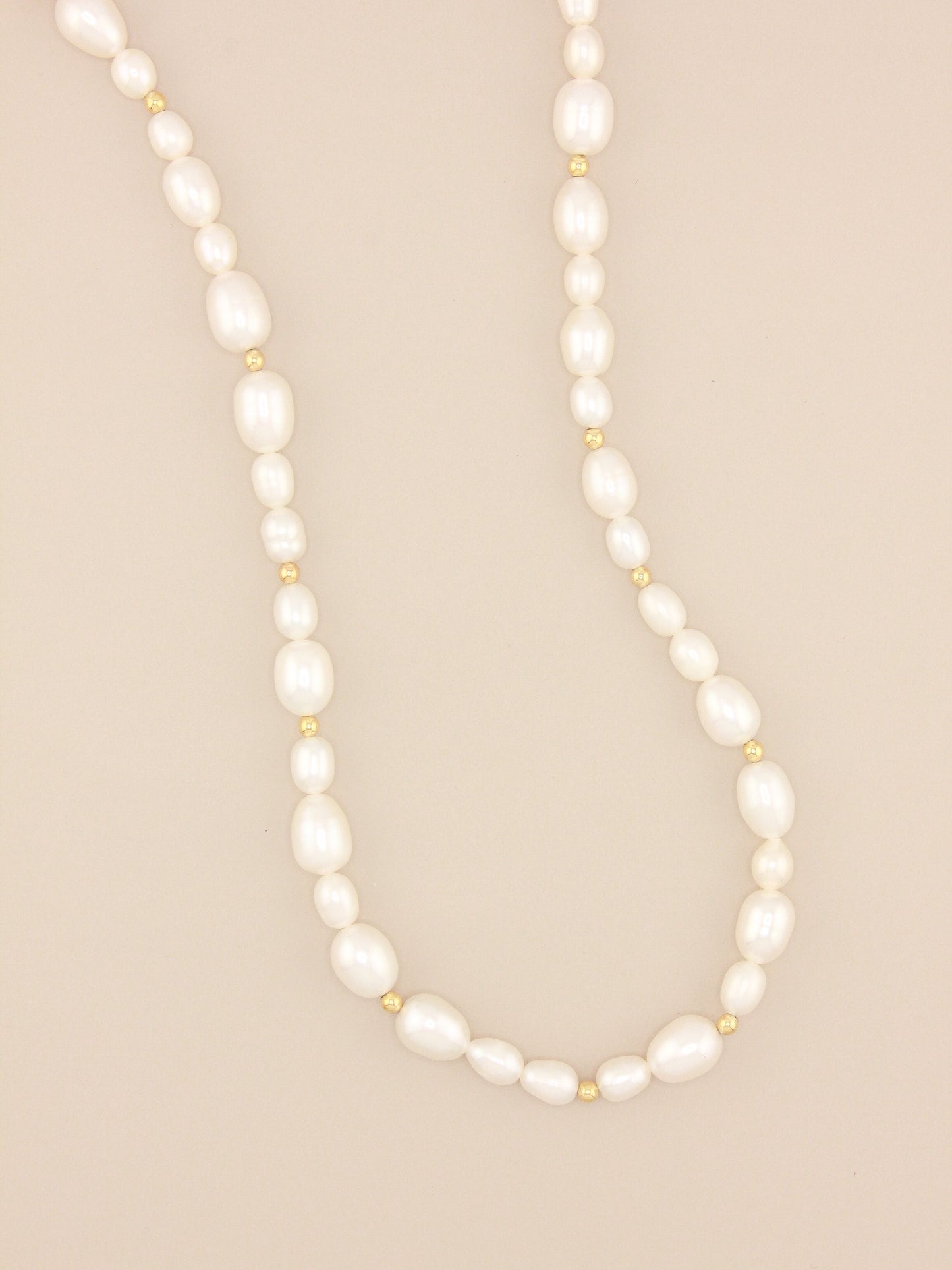 Multi Pearl Sailboat Design Necklace