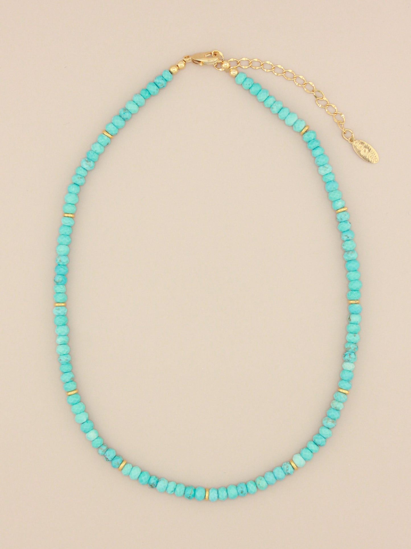 Turquoise Beaded Statement Necklace for Women