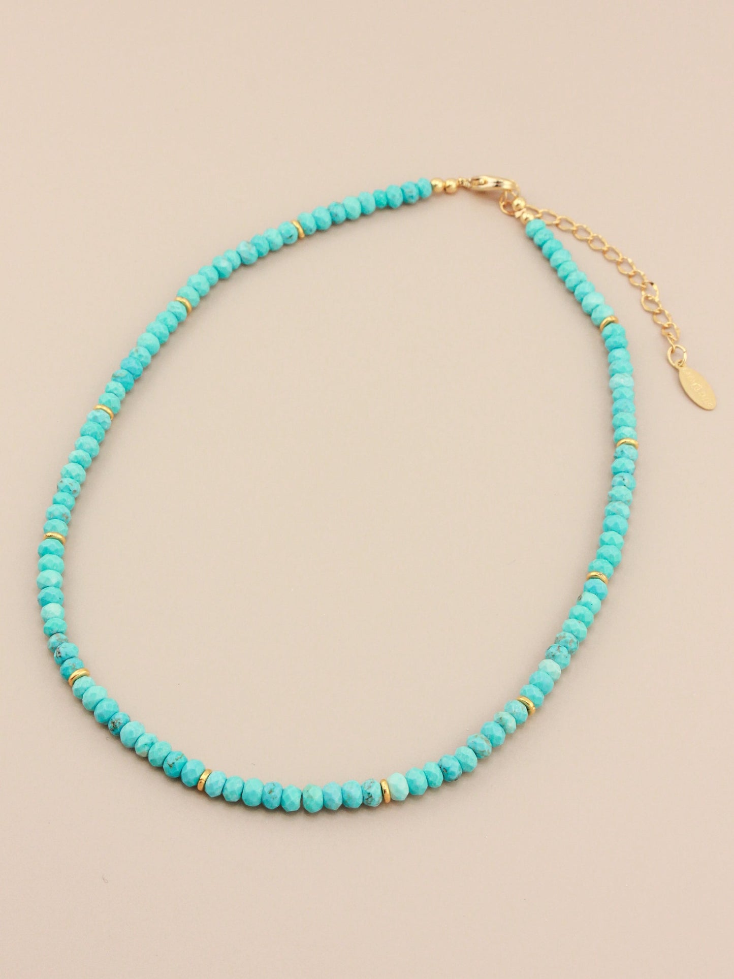 Turquoise Beaded Statement Necklace for Women