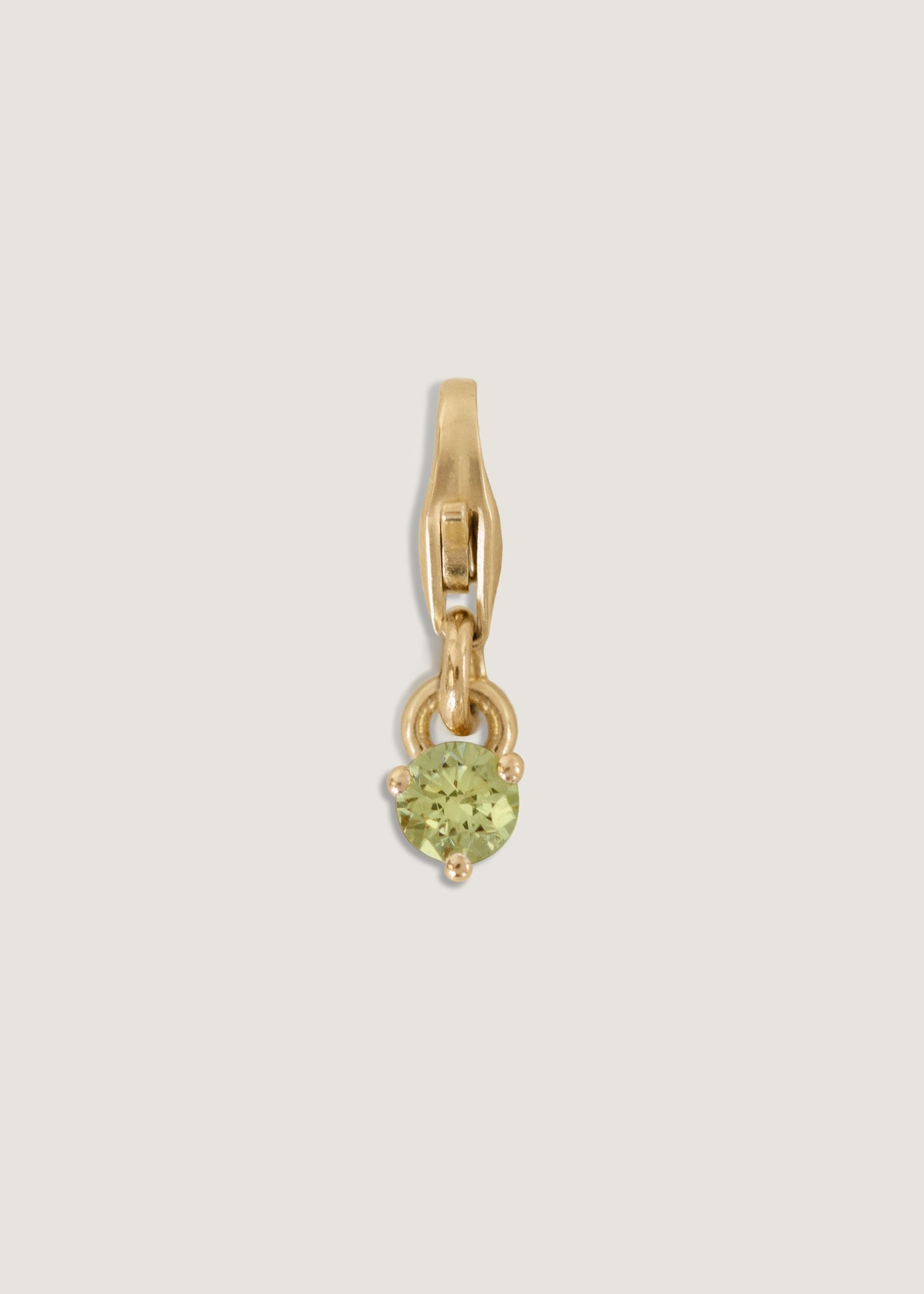 Peridot Birthstone Charm Pendant Jewelry