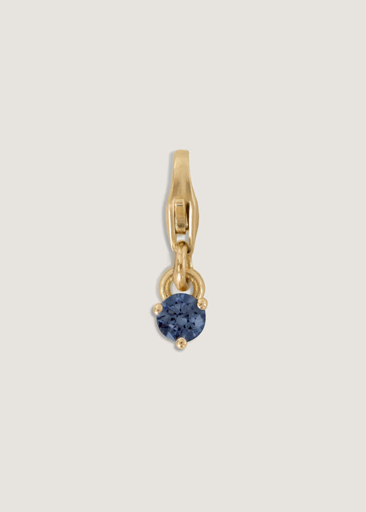 Sapphire Birthstone Charm Jewelry Piece