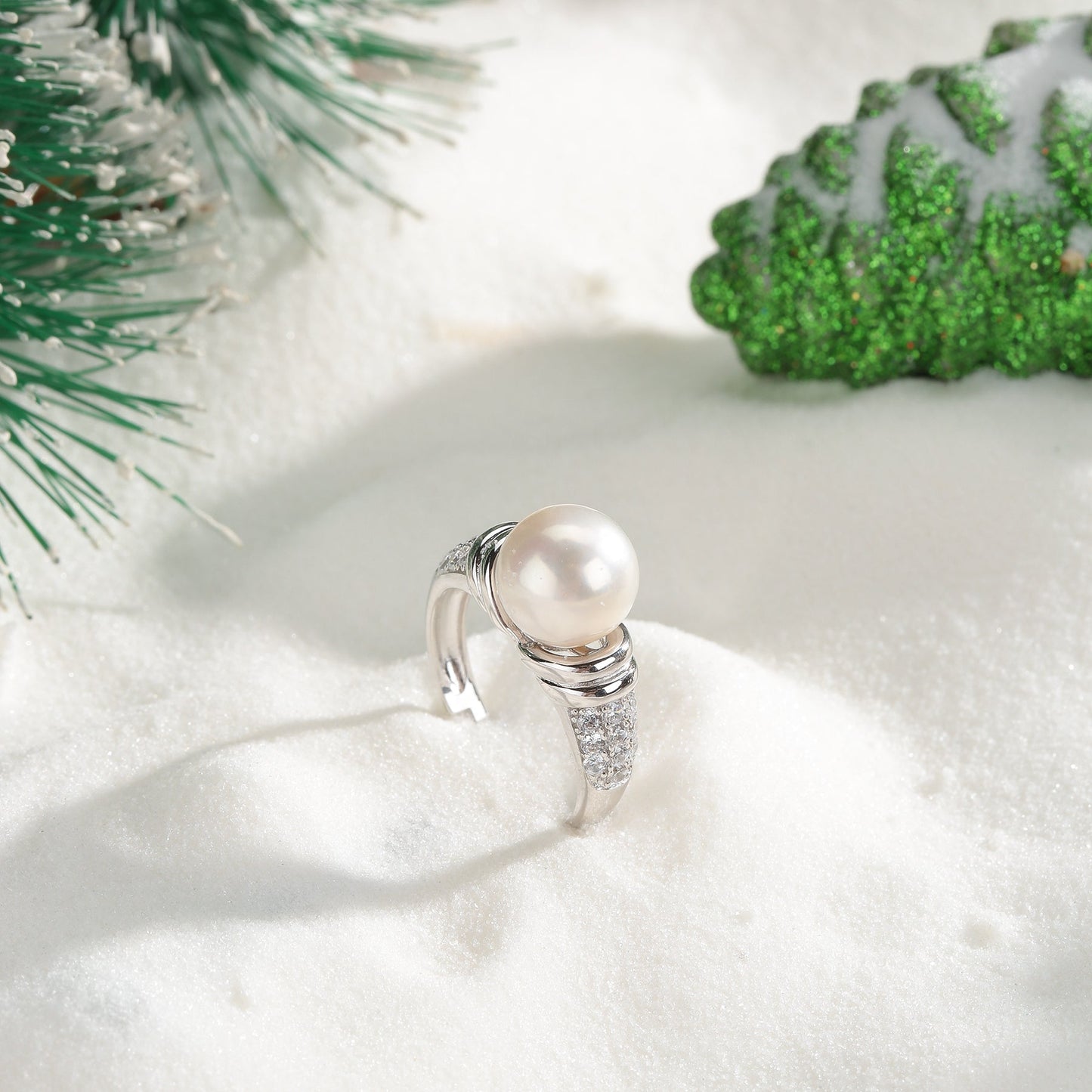 Edison Pearl Ring in Freshwater 9-10mm Size