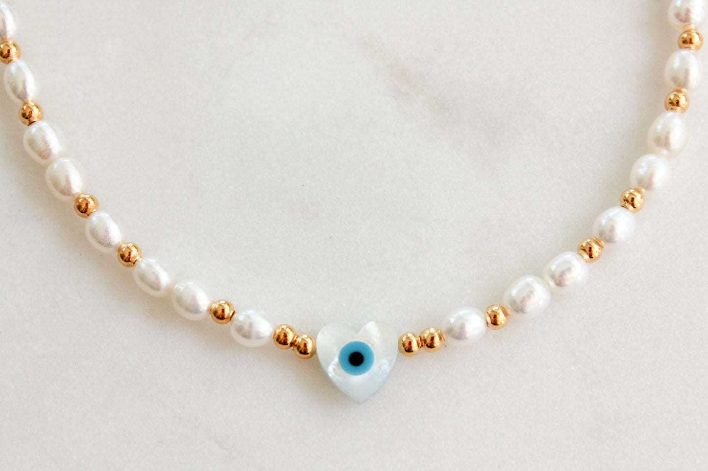 Elegant Heart Shaped Nacre Pearl Design