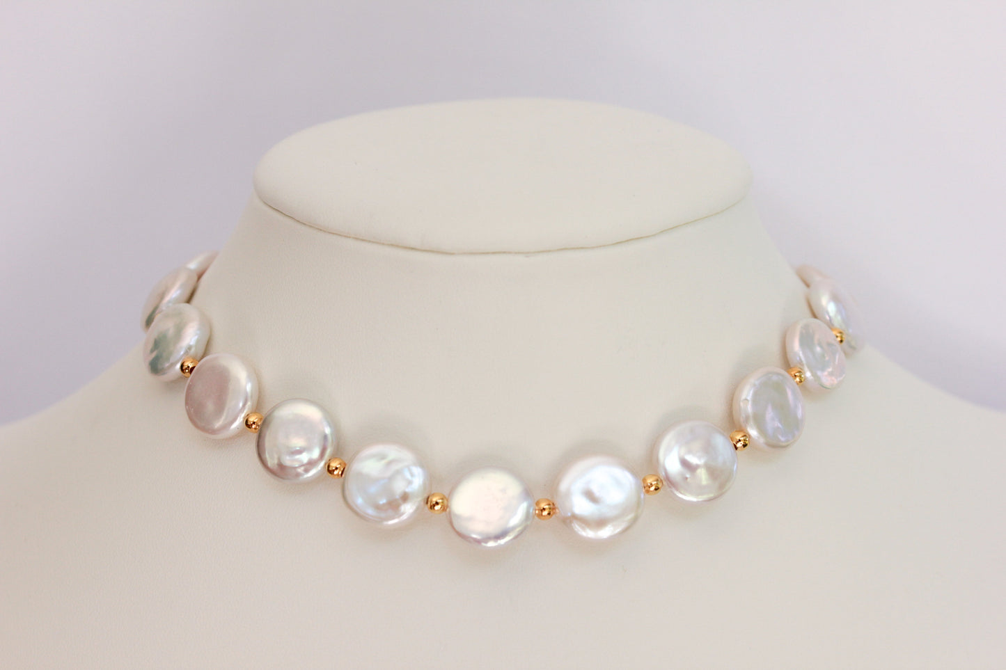 Simple Pearl Choker Necklace Design