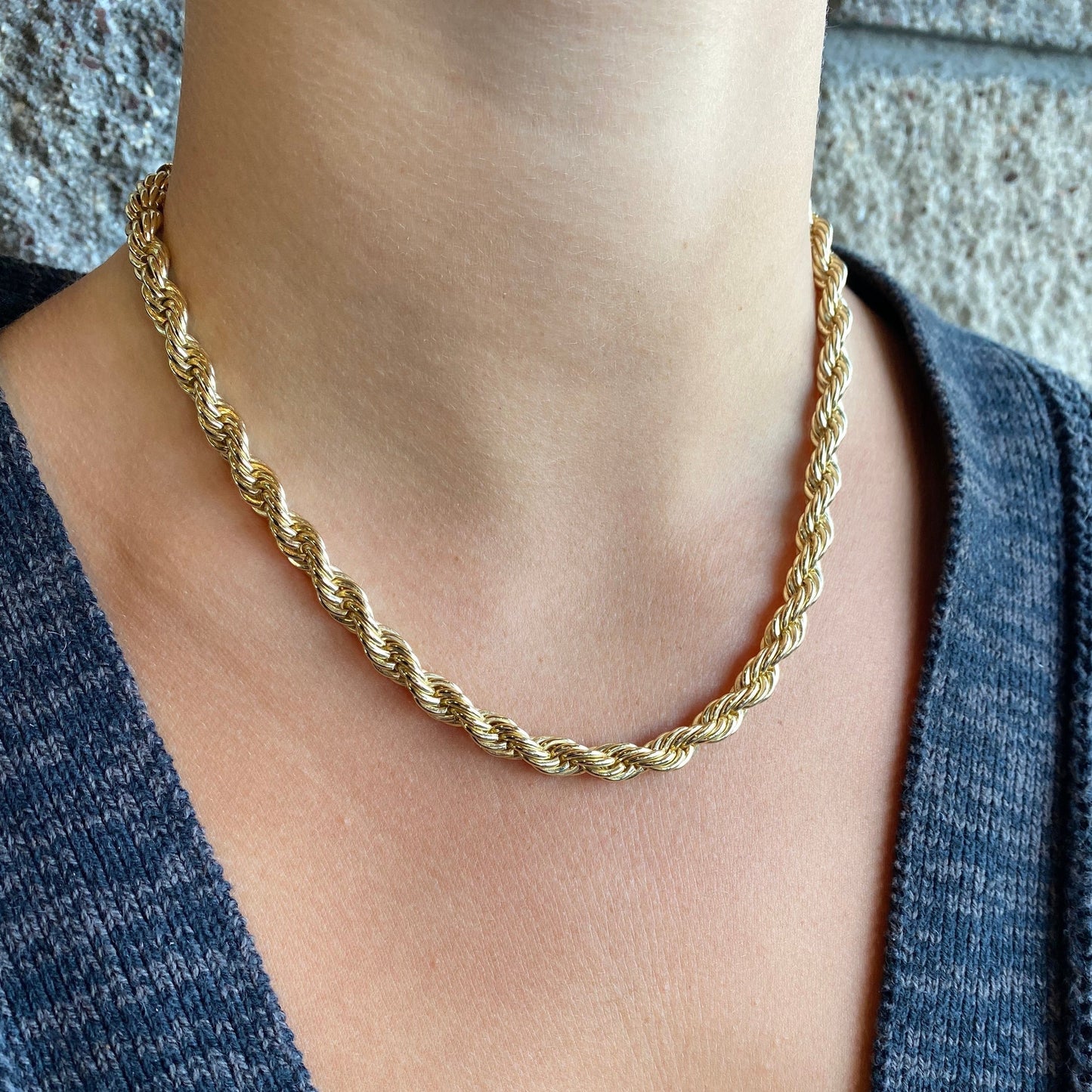 Gold Filled Necklace in Elegant Design