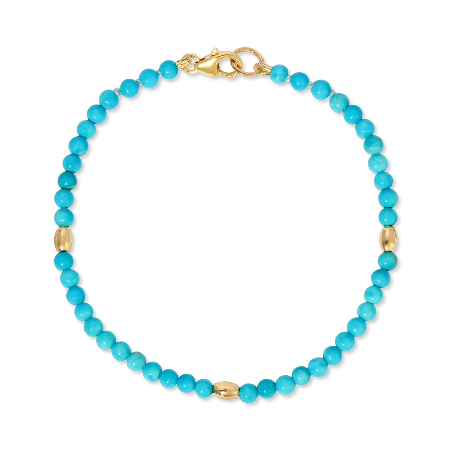 Turquoise Bali Beaded Bracelet for Everyday Wear