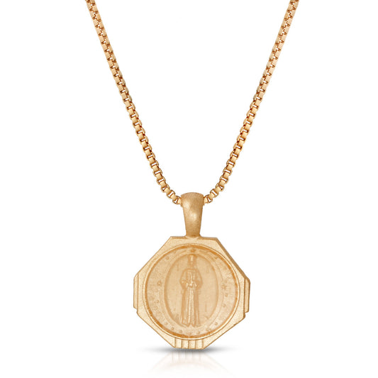 Golden Nude Pendant Necklace for Women