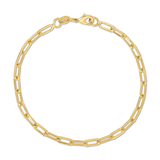 Gold Monaco Style Bracelet