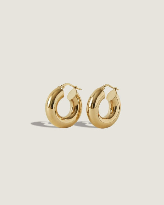 Statement Hoops Earrings in Bold Design