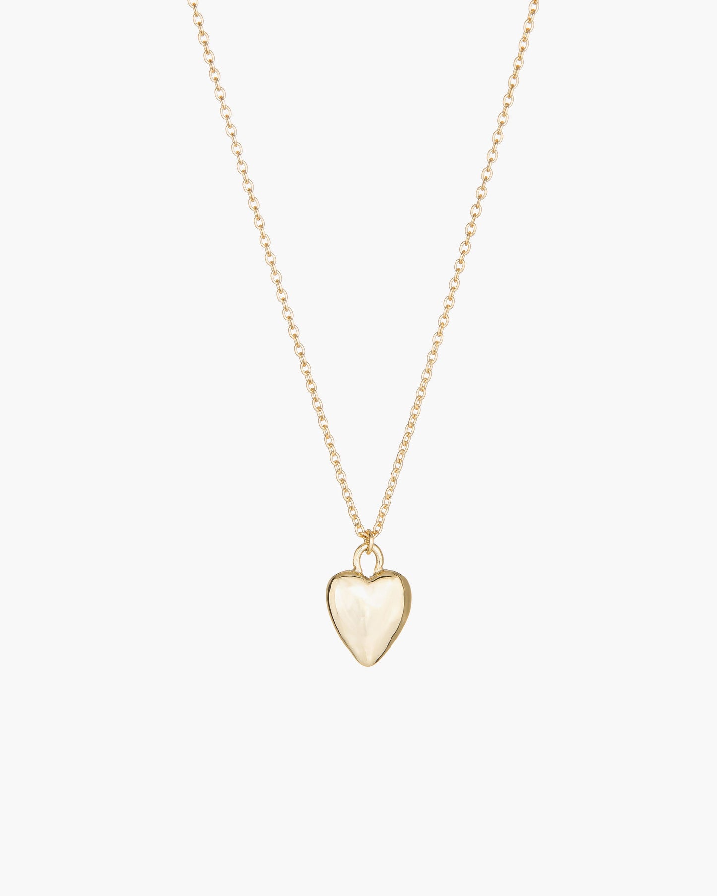 Delicate Heart Shaped Silver Necklace