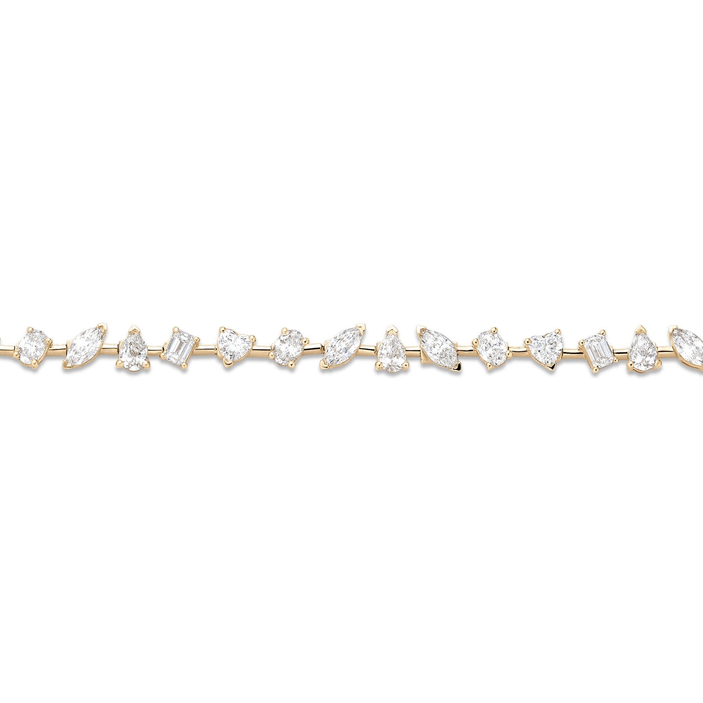 Lab-Created Diamond Tennis Bracelet 3 Carat Total Weight