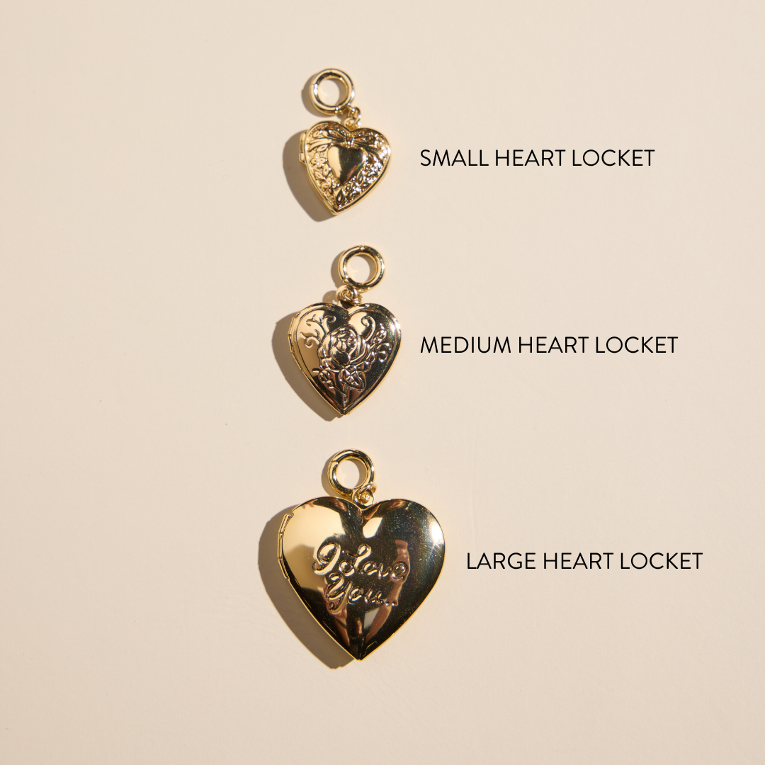 Medium Heart Shaped Locket Necklace