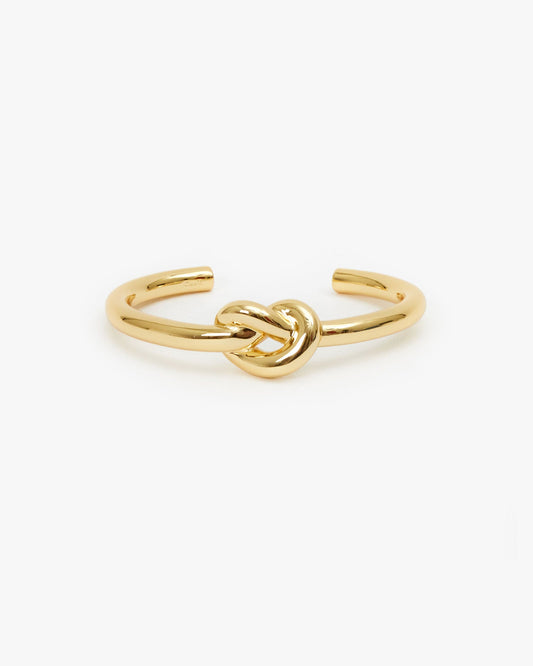 Knot Design Metal Cuff Bracelet