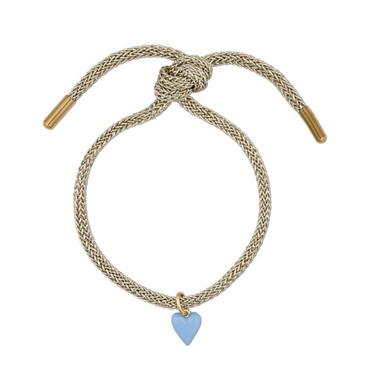 Mini Heart Gold Lurex Bracelet for Women