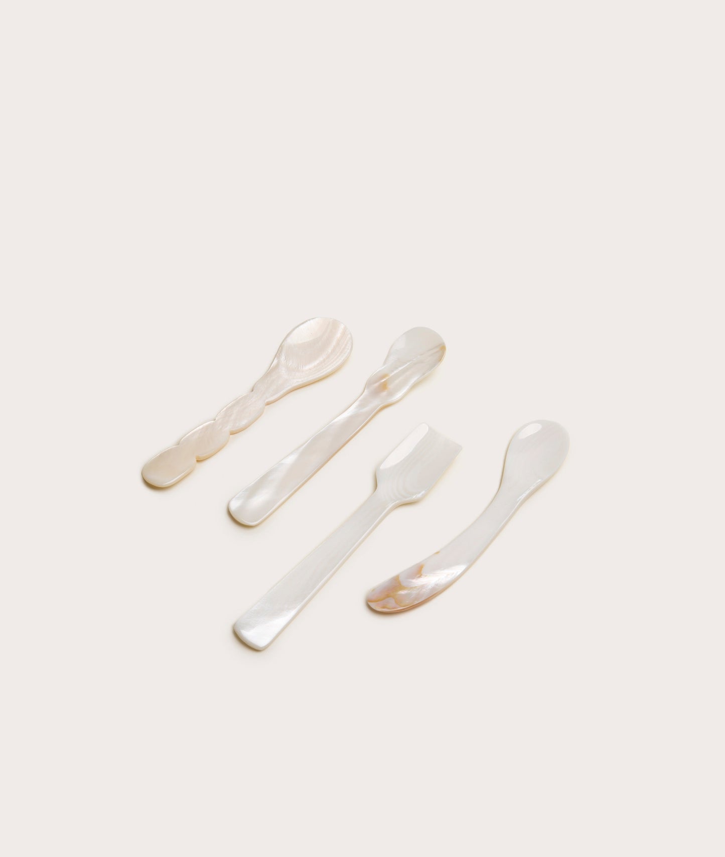 Elegant Mother of Pearl Spoon Set