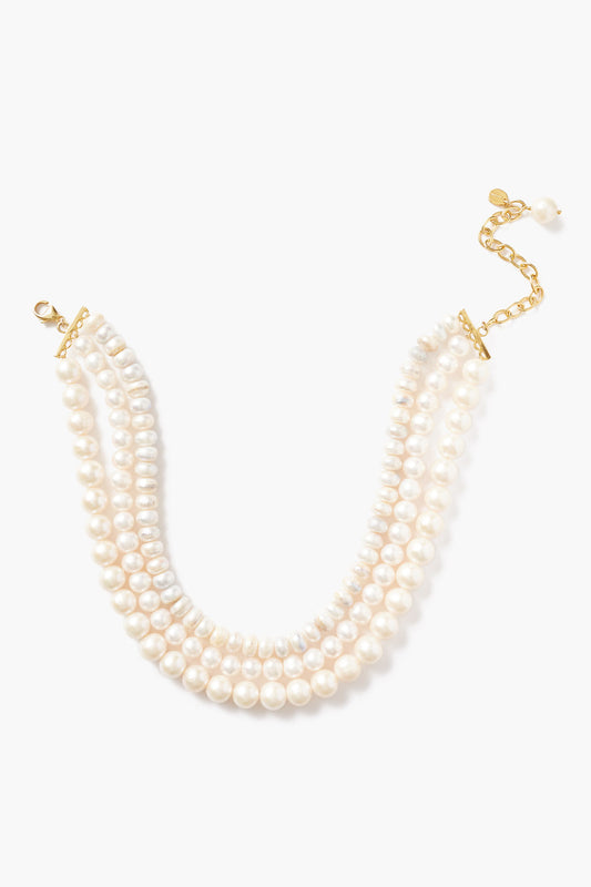 Pearl Collar Necklace with Freshwater Pearls