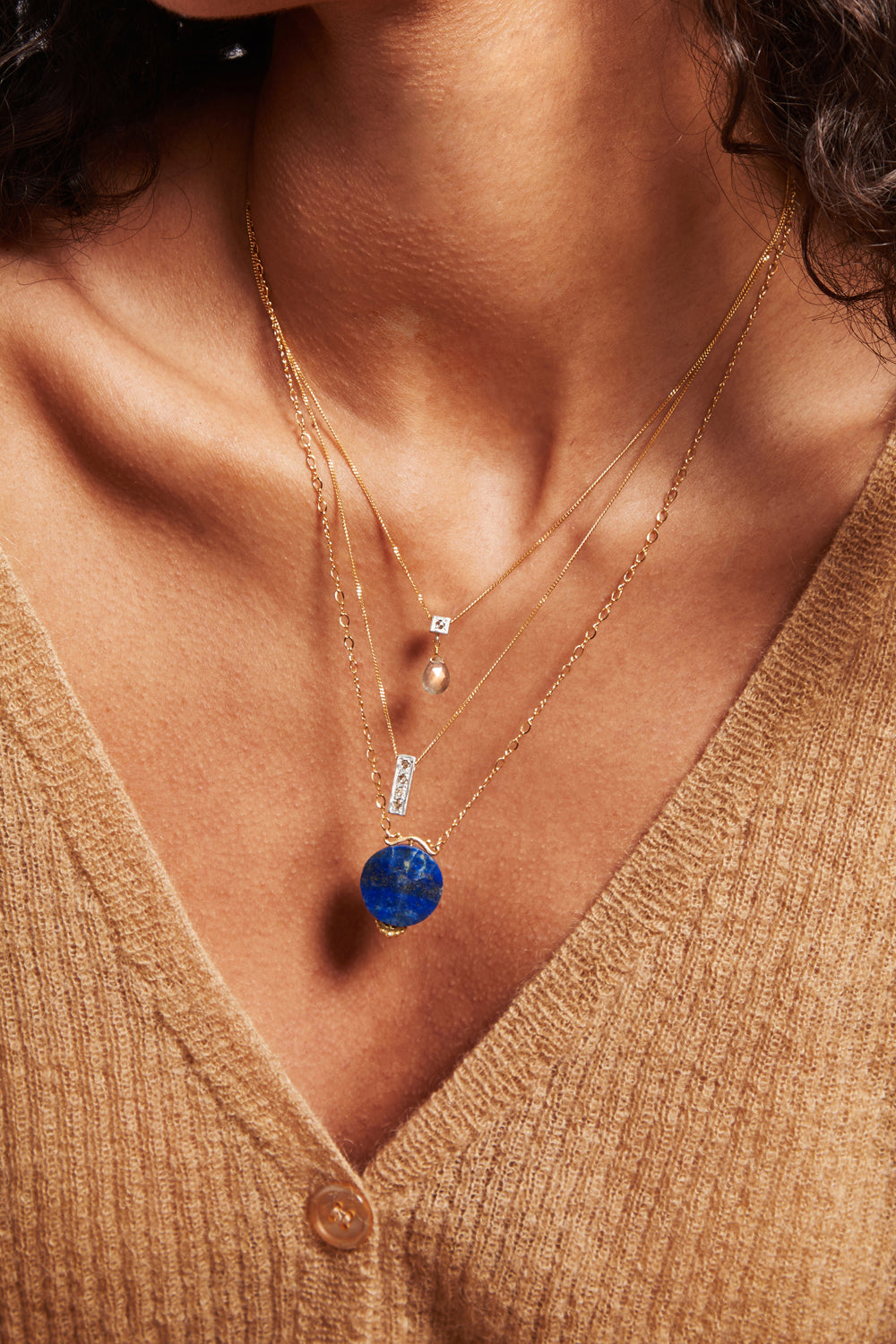 Lapis Necklace in Elegant Design