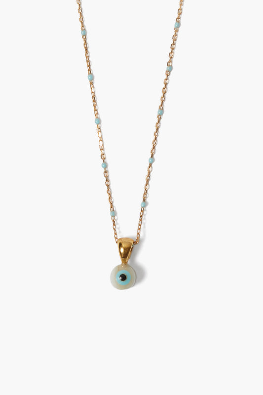 Turquoise Evil Eye Necklace for Protection 1