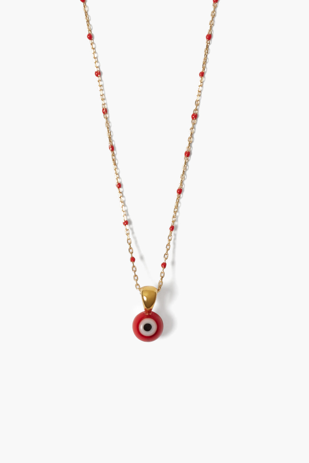 Red Evil Eye Necklace in Unique Design