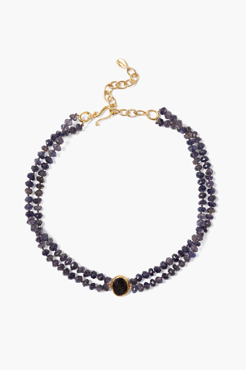 Iolite Necklace in Elegant Design 2