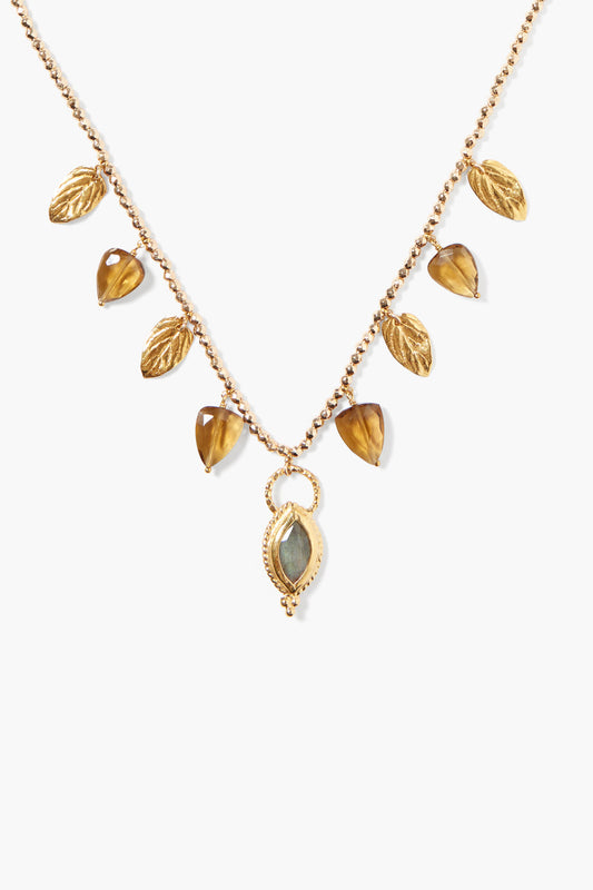 Gold Mix Charm Necklace for Stylish Look