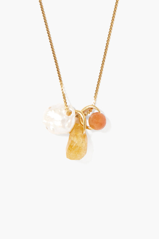 Citrine Mix Beaded Necklace Design