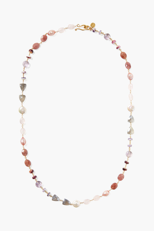 Lavender Mix Necklace in Elegant Design