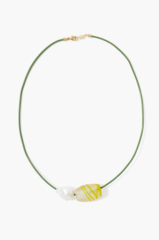 Green Palisade Style Necklace