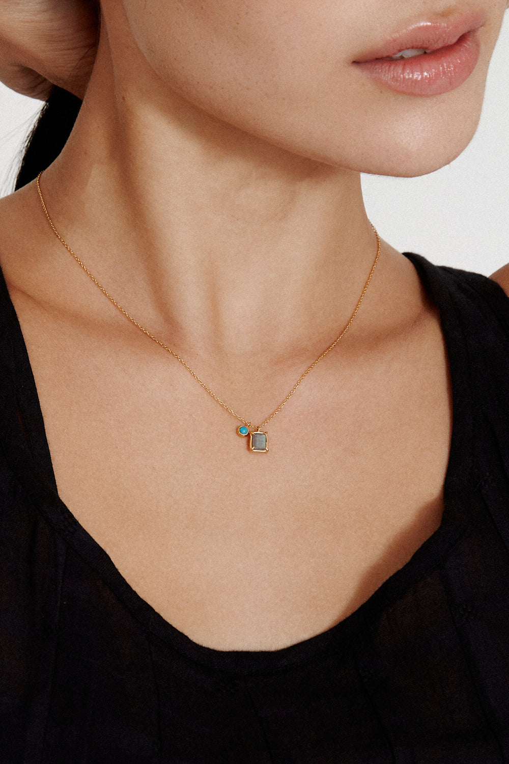 Labradorite Mix Pendant Necklace for Stylish Wear