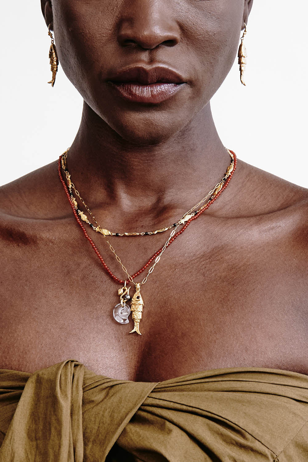 Carnelian Beaded Necklace for Elegant Style