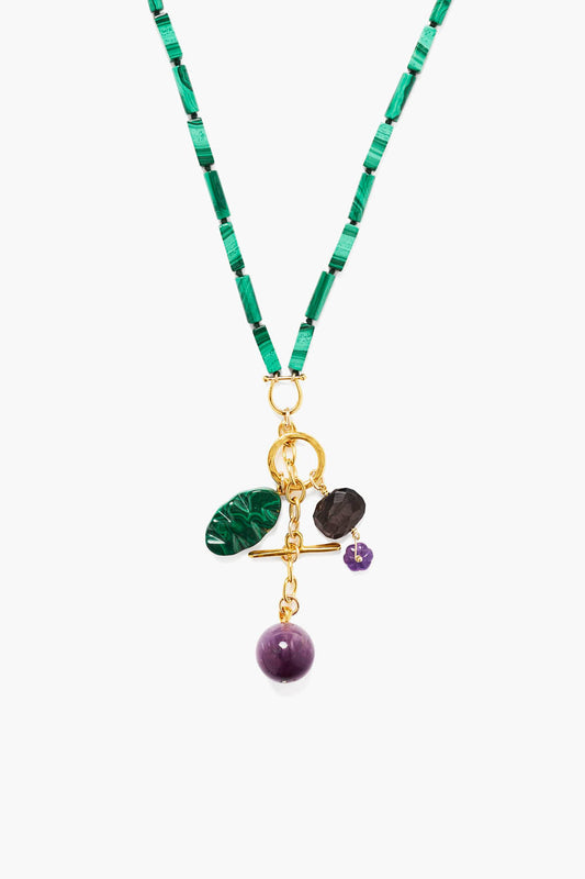 Malachite Mix Necklace in Stylish Design