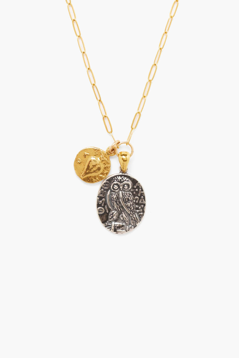 Gold Mixed Coin Necklace for Daily Wear