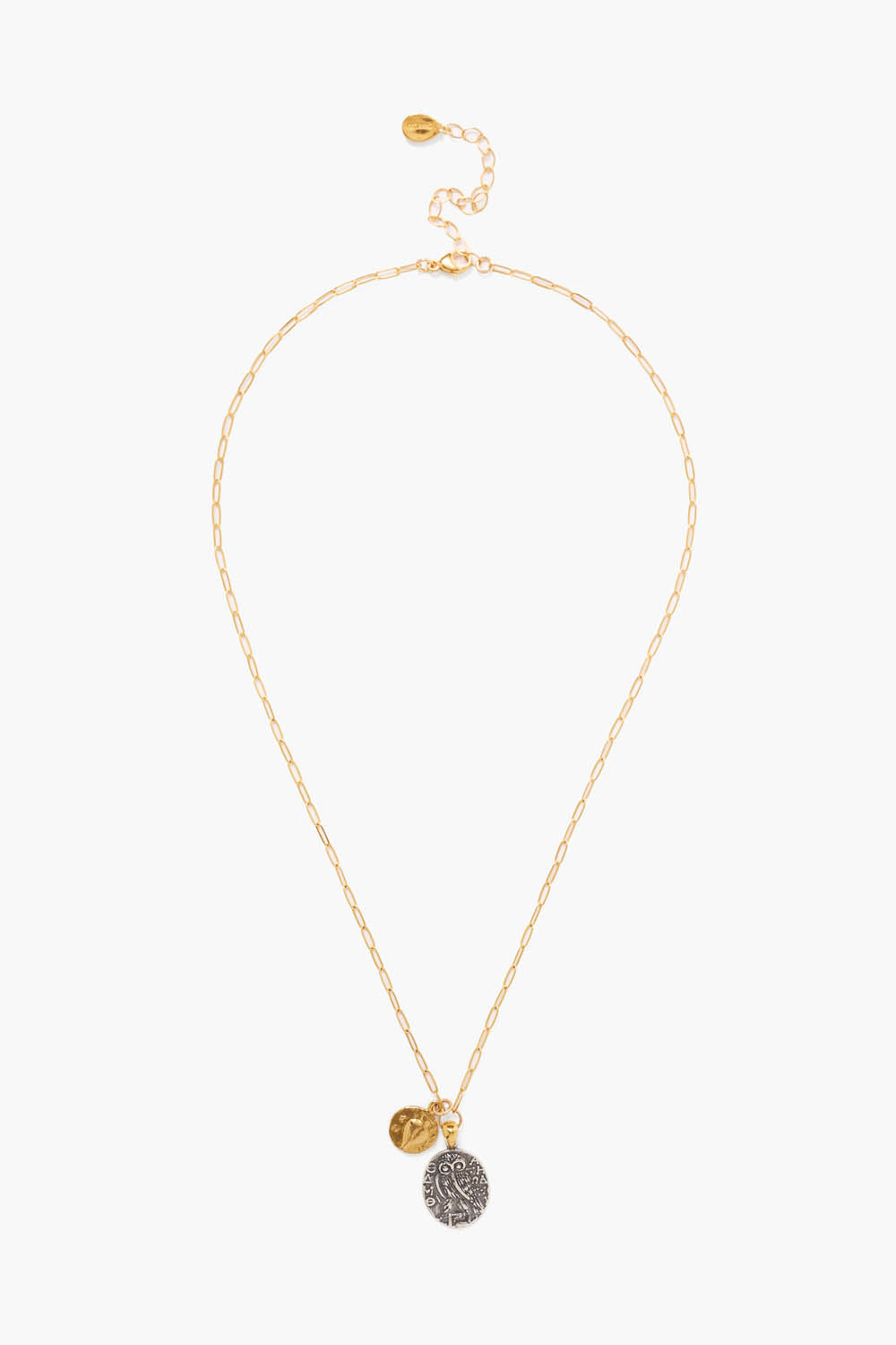 Gold Mixed Coin Necklace for Daily Wear