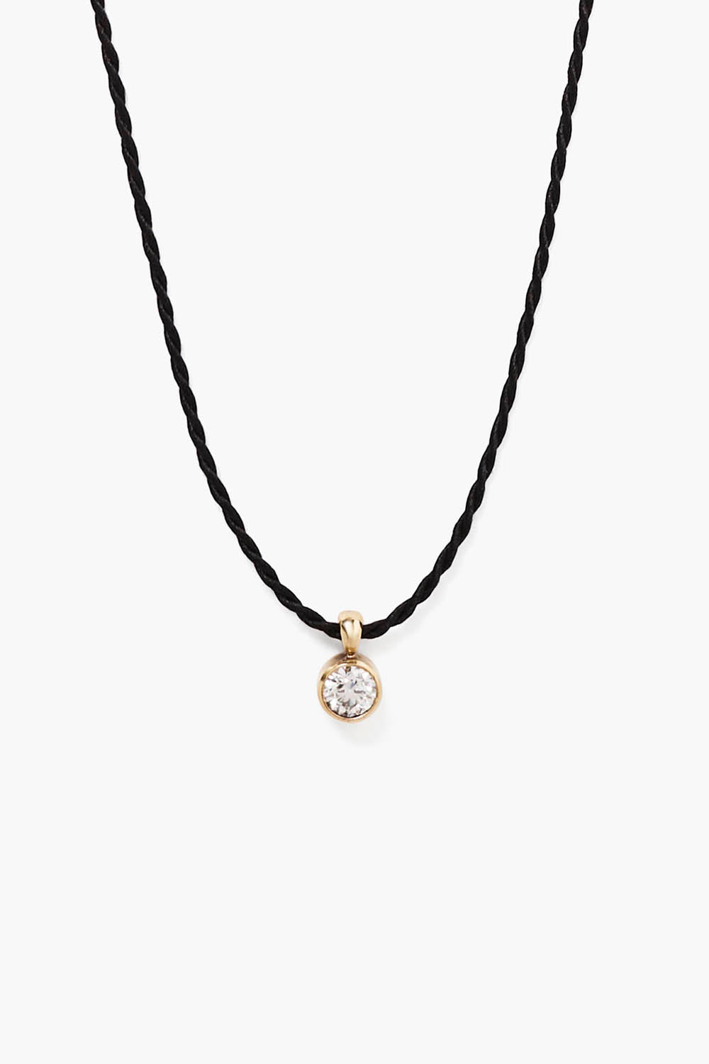 Diamond Necklace in Black Design