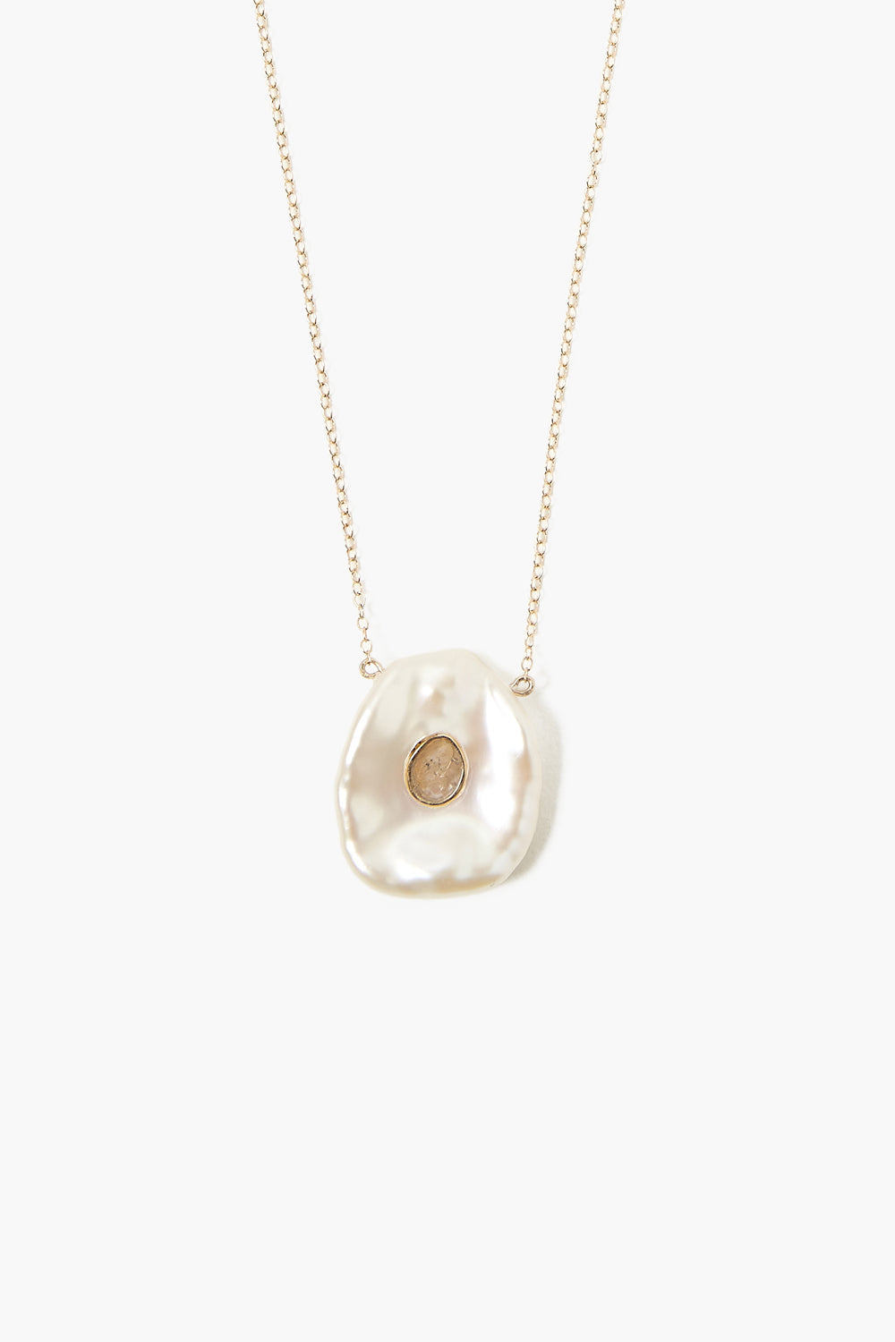 Delicate 14k Gold Petite Oasis Necklace