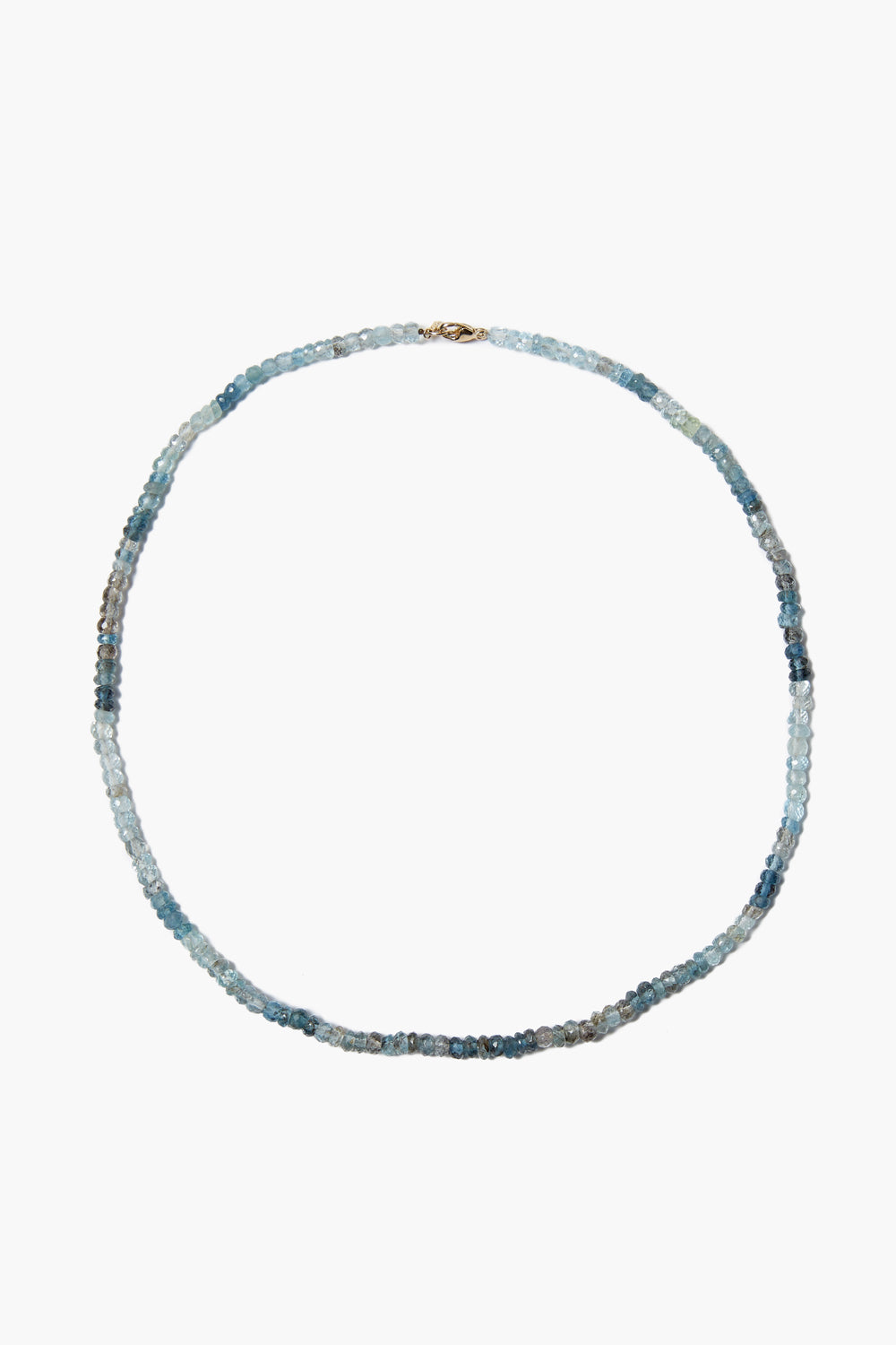 Copper Aquamarine Petra Necklace in 14k Design