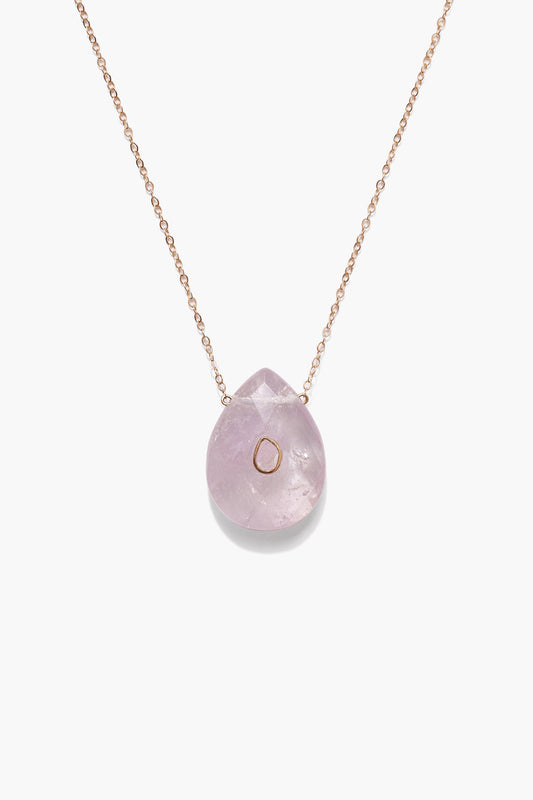 Amethyst Temple Necklace in 14k Gold