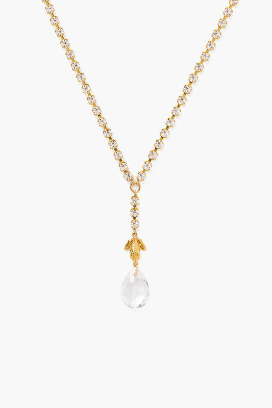 Crystal Drop Necklace in Elegant Style