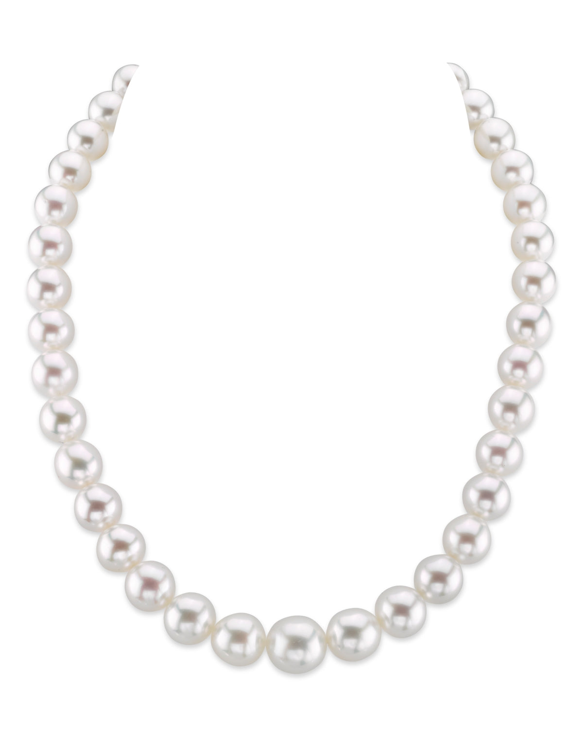 South Sea Pearl Necklace in White, 9.0-12.0mm