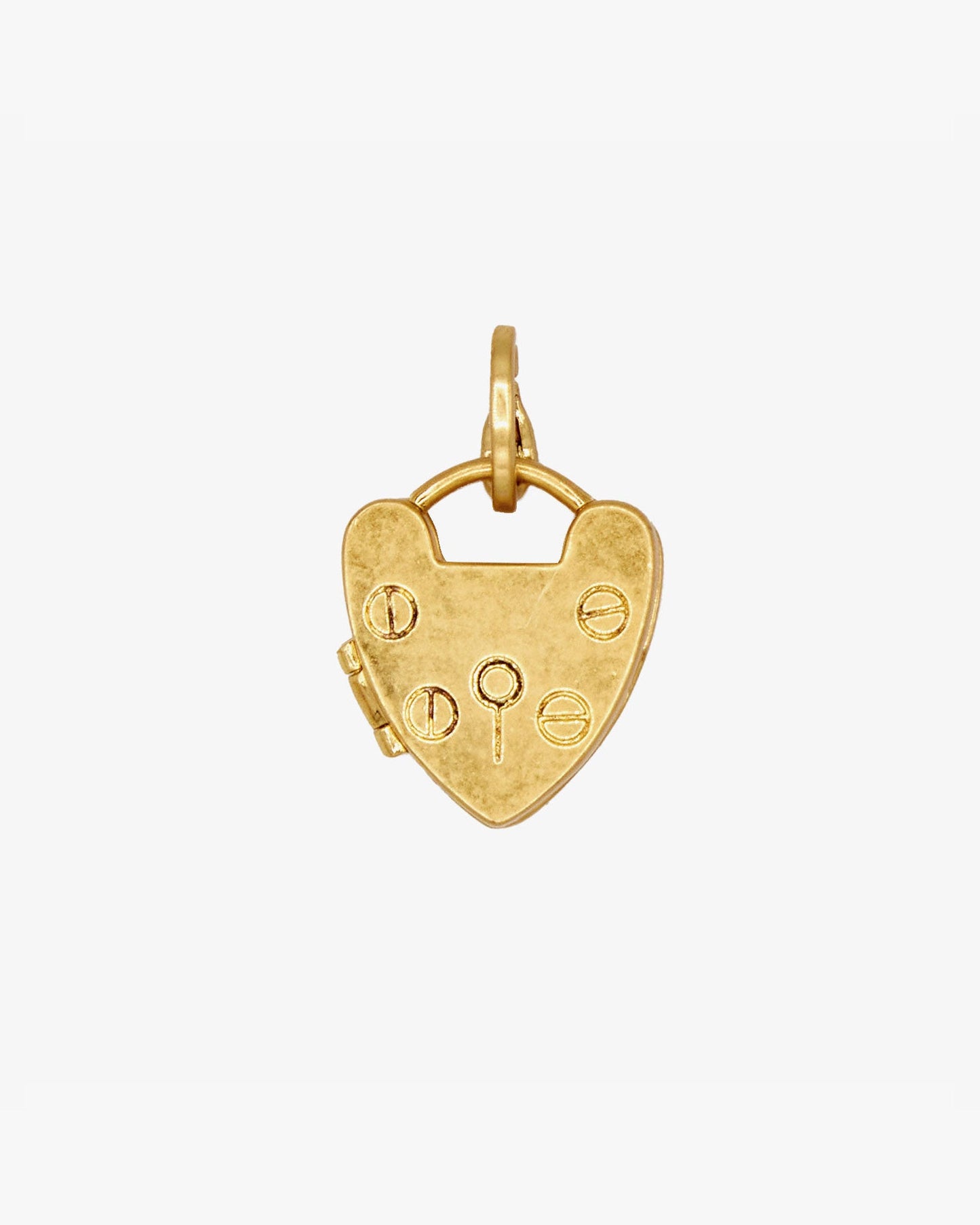 Locket Charm in Padlock Design