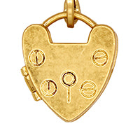 Locket Charm in Padlock Design