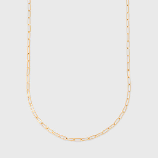 Sleek Paperclip Chain Necklace for Modern Style