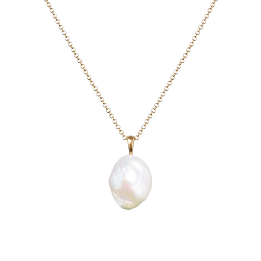 Elegant Baroque Pearl Statement Necklace 1