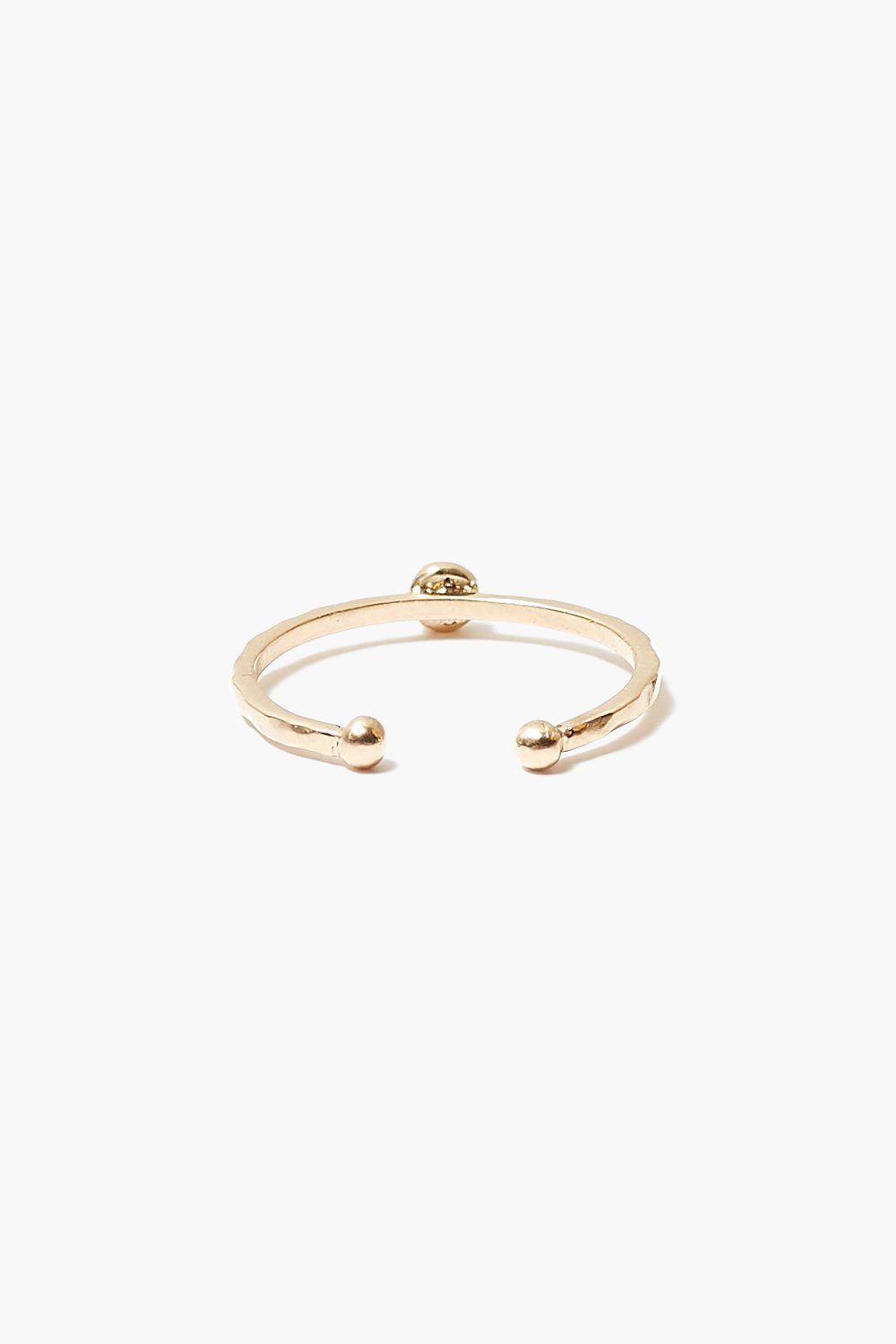 Champagne Diamond Toe Ring in 14k Gold