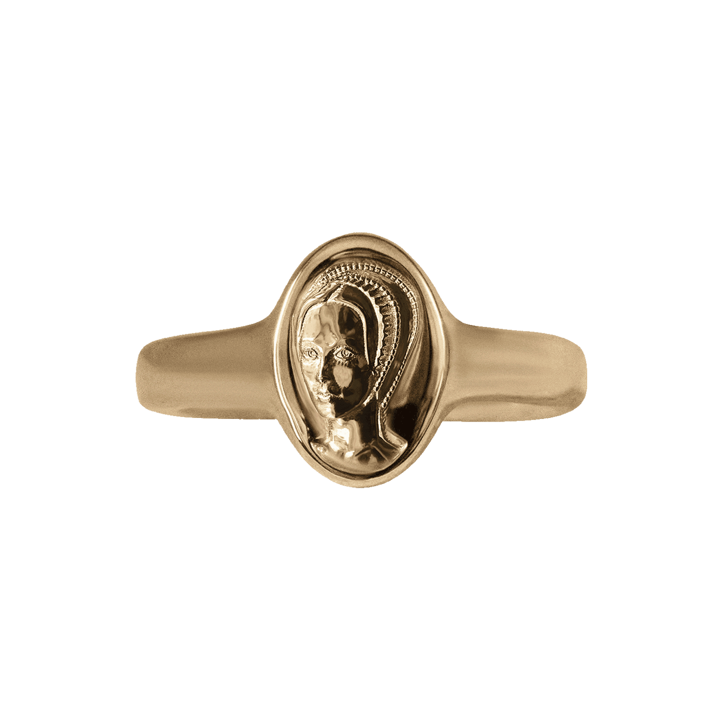 Solid Gold Signet Ring for Elegant Style