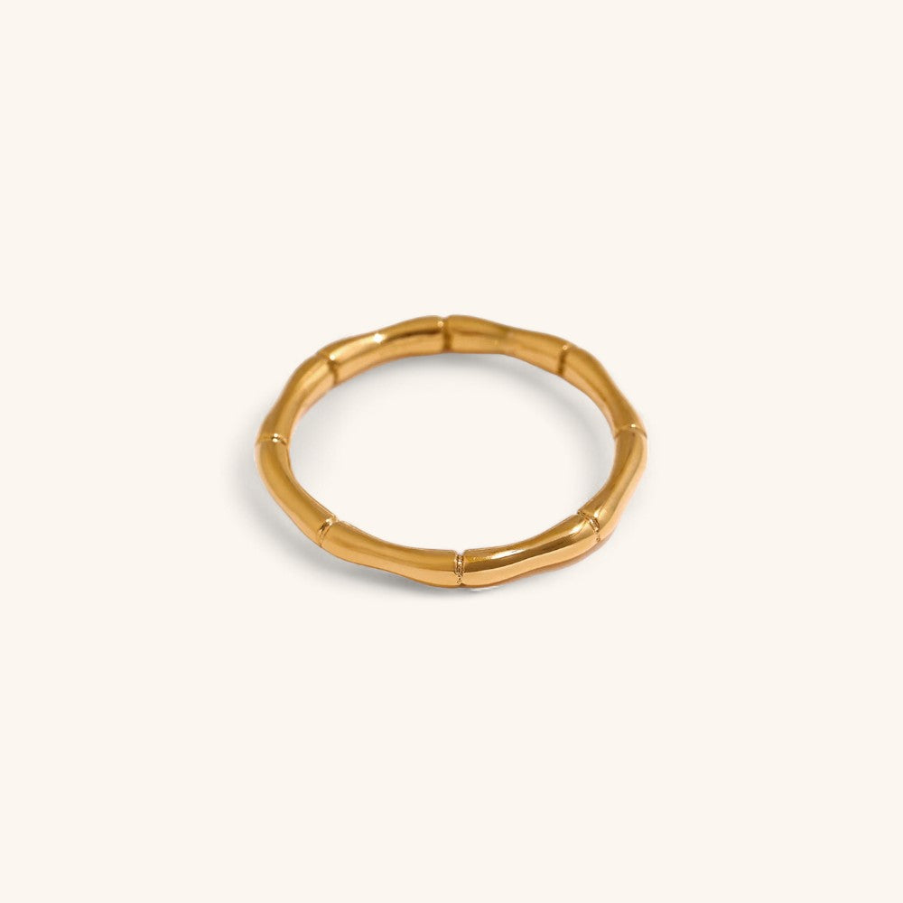 Simple Bamboo Joint Minimalist Ring